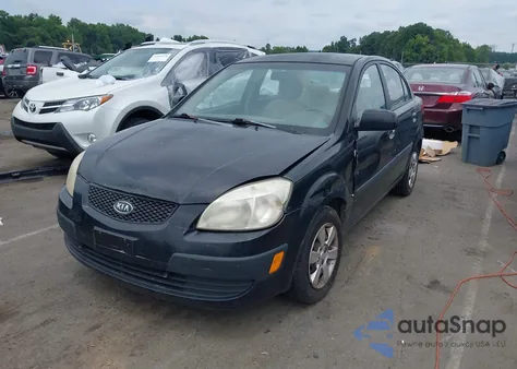 2007 Kia Rio Lx из США, поврежденный, VIN KNADE123576246191